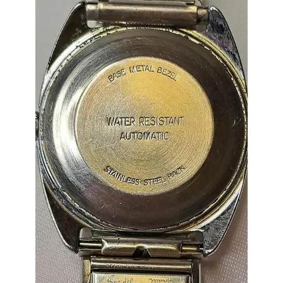 Vintage 1977 Timex Viscount Automatic Watch - Working Great! -